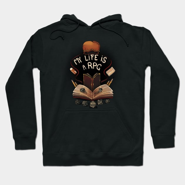 Rpg Life Hoodie by Vallina84